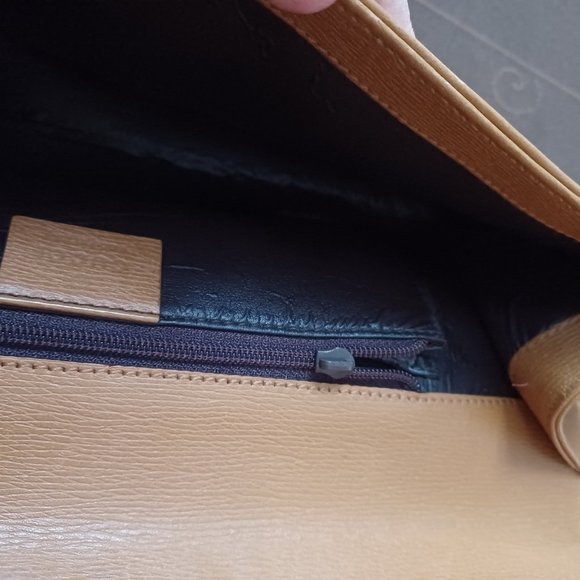 Gucci top strap handle tan leather handbag - Picture 7 of 7